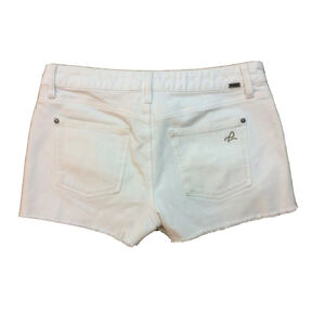 DL1961 Shorts Women's Sz 25 Lola Lenox White Denim Stretch Cut-Off 360 Comfort